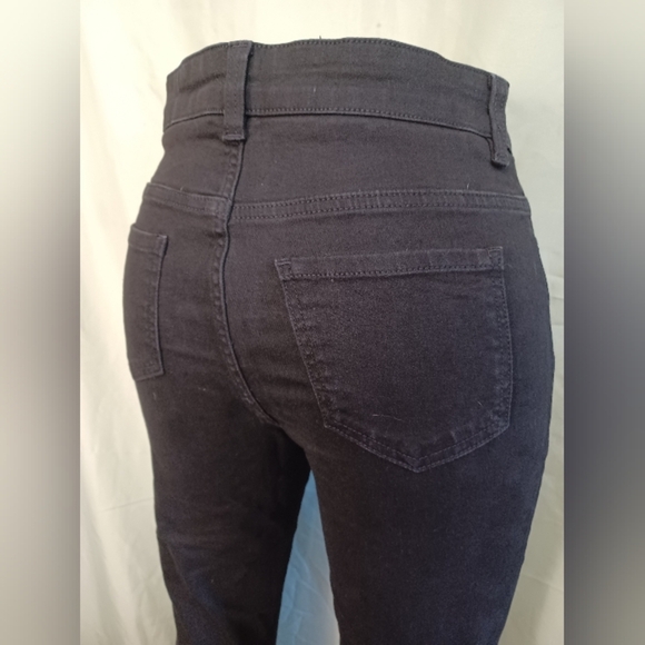 A Universal Standard High Rise Jet Black Jeans - Picture 5 of 9